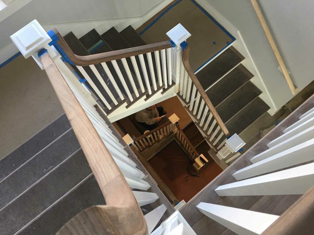 gail hallock architect snapshots shingle style stair min